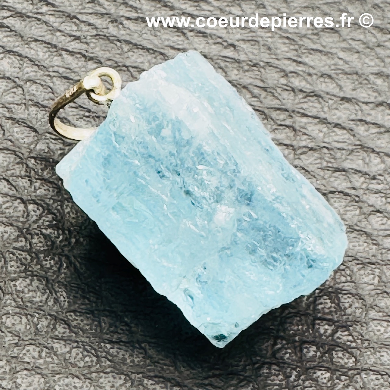 Aigue-marine 1,55 Ct Brésil non traité extrait
