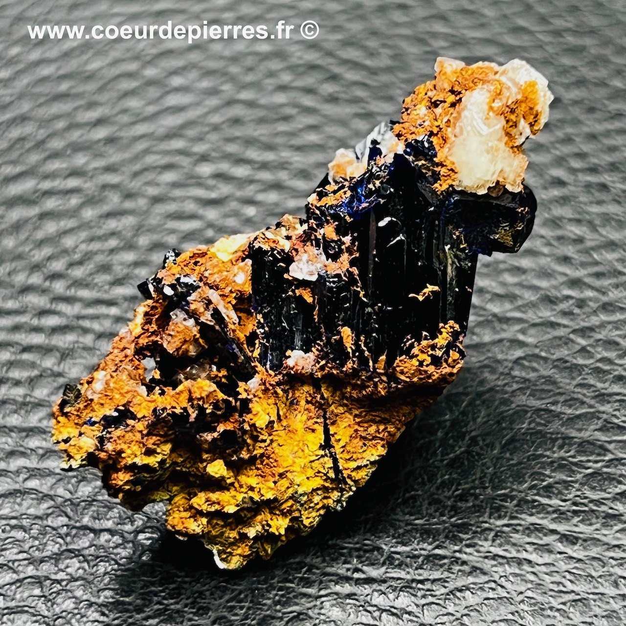 Azurite cristallisé du Maroc (réf azm26)