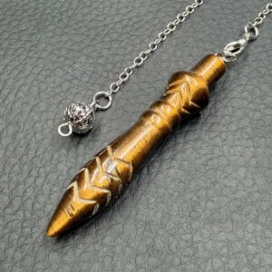 Pendule de Thôt en oeil de tigre