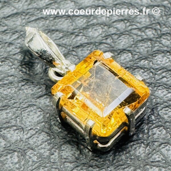 Pendentif en Topaze Impériale (réf top19) – Image 3