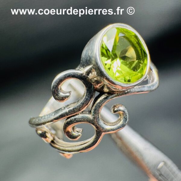 Bague en Péridot d'Égypte "taille 55" (réf bp5) – Image 3