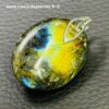 Pendentif Labradorite Doré Bleu (réf ltm17) – Image 2