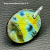 Pendentif Labradorite Doré Bleu (réf ltm17) – Image 3