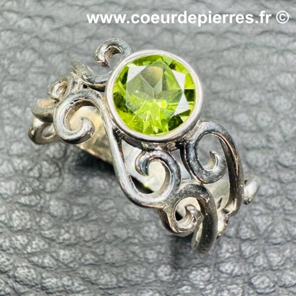 Bague en Péridot d'Égypte "taille 55" (réf bp5) – Image 7