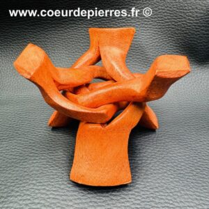 Trépied en bois de palissandre