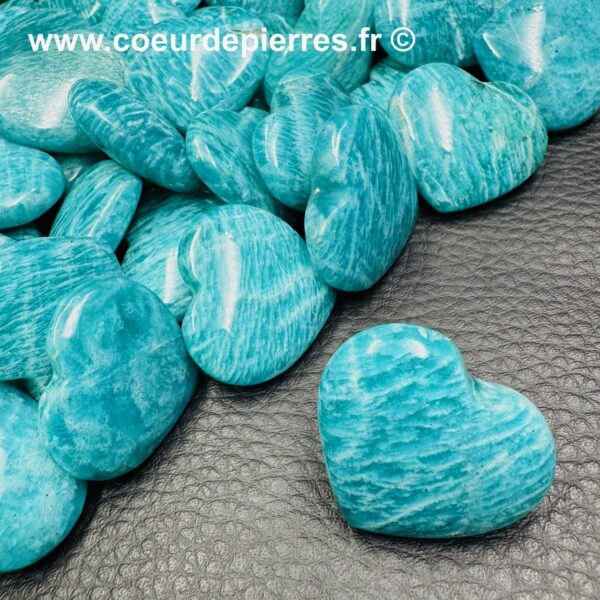 Coeur en Amazonite