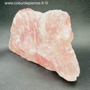Bloc brut de quartz rose de Madagascar 0,947 Kg (réf prb1)