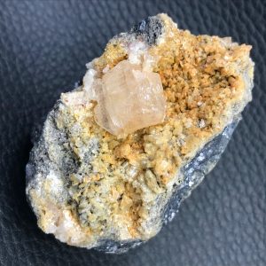 Anglésite sur galène de Touissit Maroc « rare » (réf ang3)