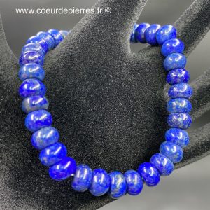 Bracelet en lapis lazuli d’Afghanistan “perles ovales”
