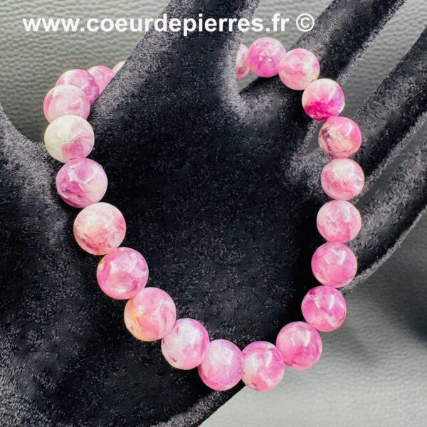 Bracelet Lépidolite du Brésil "perles 8mm" – Image 2
