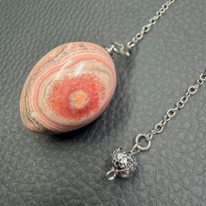 Pendule Oeuf en Rhodochrosite