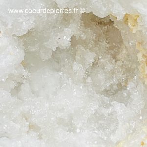 Géode de cristal de roche du Maroc de 0,510kg (réf gcr11)
