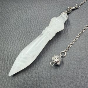 Pendule de Thôt en Quartz Blanc