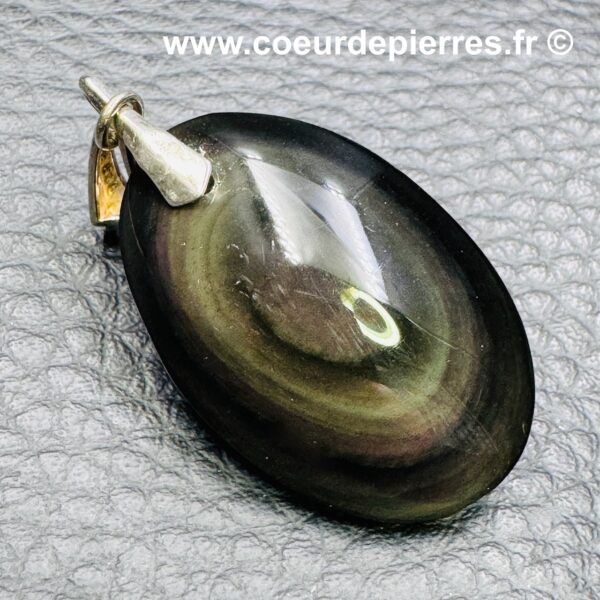 Pendentif Obsidienne Oeil Céleste du Mexique (réf ooc17) – Image 3