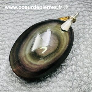 Pendentif Obsidienne Oeil Célèste