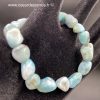 Bracelet en Larimar de République Dominicaine “grande pierres roulées” – Image 2