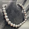 Bracelet en hématite facettés "perles 6mm" – Image 2