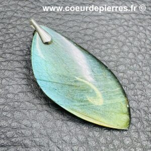 Pendentif en Labradorite Verte