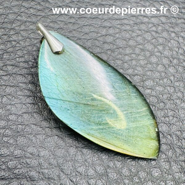 Pendentif en Labradorite Verte
