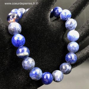 Bracelet en sodalite “perles de 10mm”