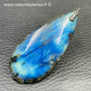 Pendentif Labradorite Bleu Abyssal (réf lba14)