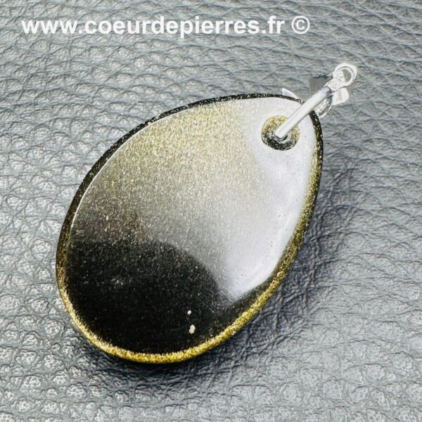 Pendentif en Obsidienne Dorée du Mexique (réf od5) – Image 2