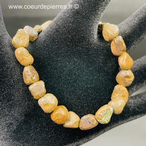 Bracelet en opale boulder d’Australie “perles roulées”