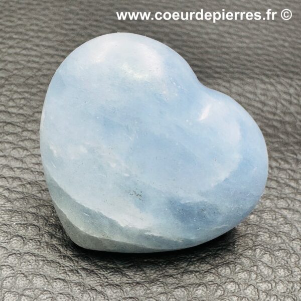 Coeur en Calcite bleue