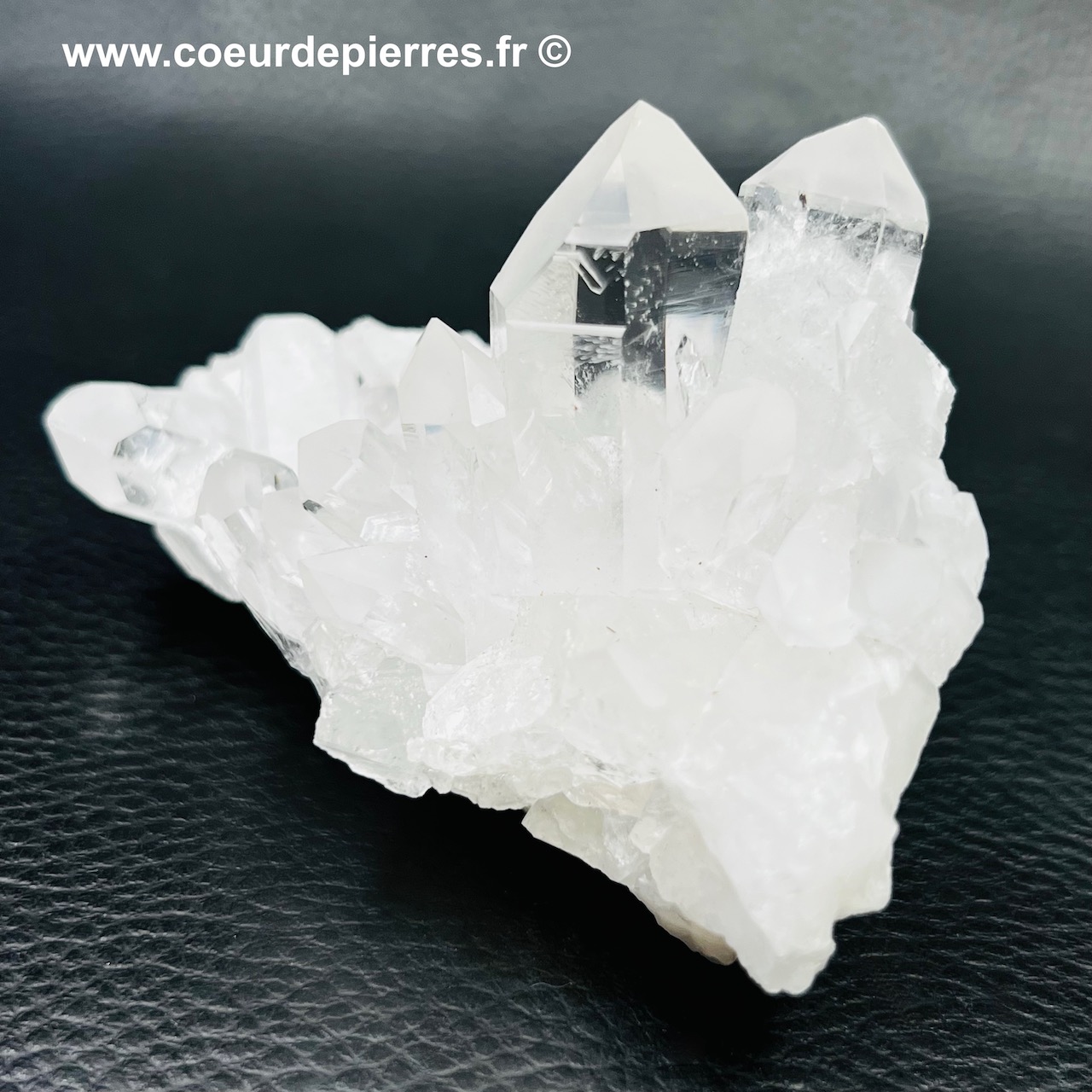 Druse de cristal de roche de Madagascar (réf gq23)