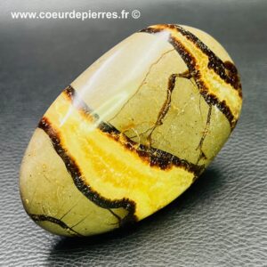 Septaria bloc forme libre, pierre du dragon de 0,270kg (réf ss4)
