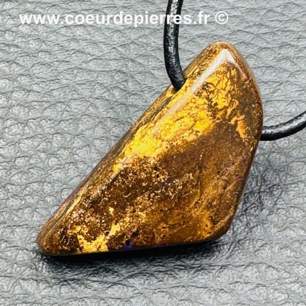 Pendentif en Opale Boulder d’Australie de 48,5 carats (réf po48) – Image 3
