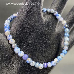Bracelet en dumortiérite perles de 4mm