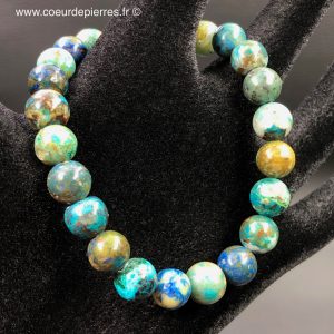 Bracelet en shattuckite d’Arizona, U.S.A perles de 8mm « rare »