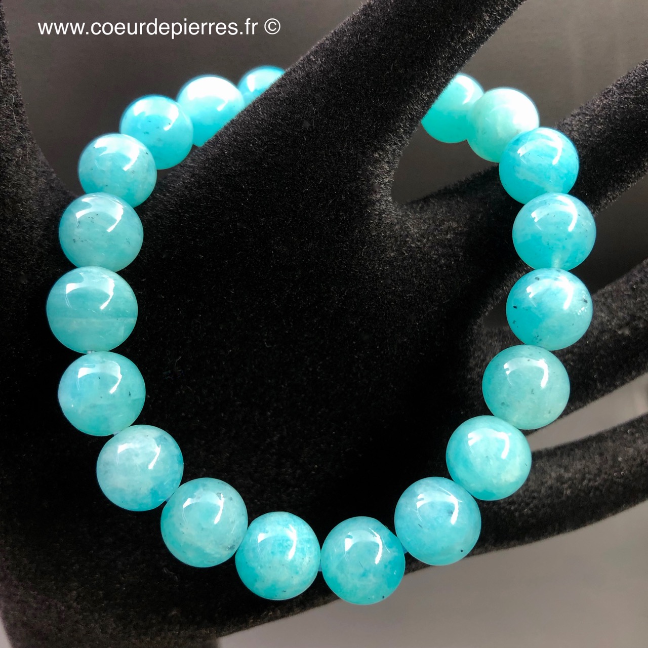 bracelet en amazonite