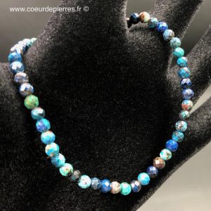 Bracelet en shattuckite d’Arizona, U.S.A perles facettées de 3,5 mm “rare”