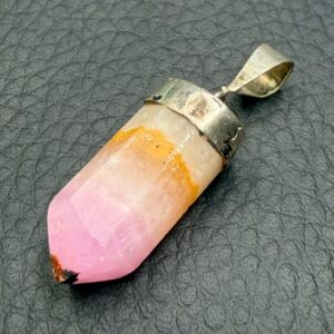 Pendentif Aragonite Rose