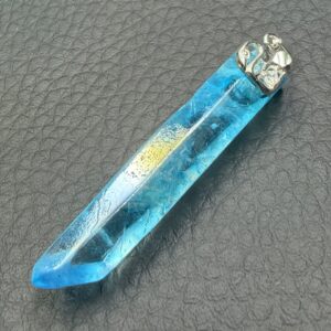 Pendentif Cristal de Roche Aqua Aura