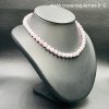 Collier en kunzite du Brésil "perles 8mm"(réf ckb1) – Image 2