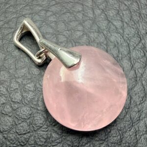 Pendentif en Quartz Rose