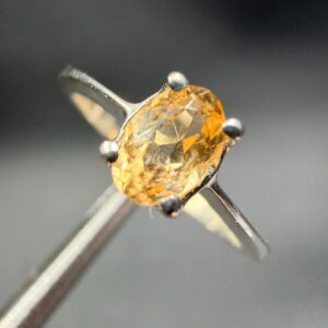 Bague Topaze du Mexique