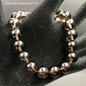 Bracelet en quartz fumé du Brésil « perles de 10mm »