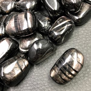 Hypersthène du Canada en pierres roulées « taille moyenne »