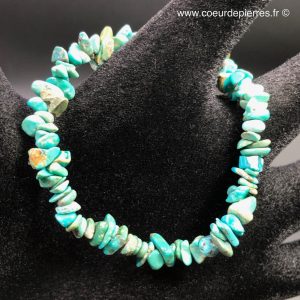 Bracelet chips en Turquoise des USA (réf bct3)