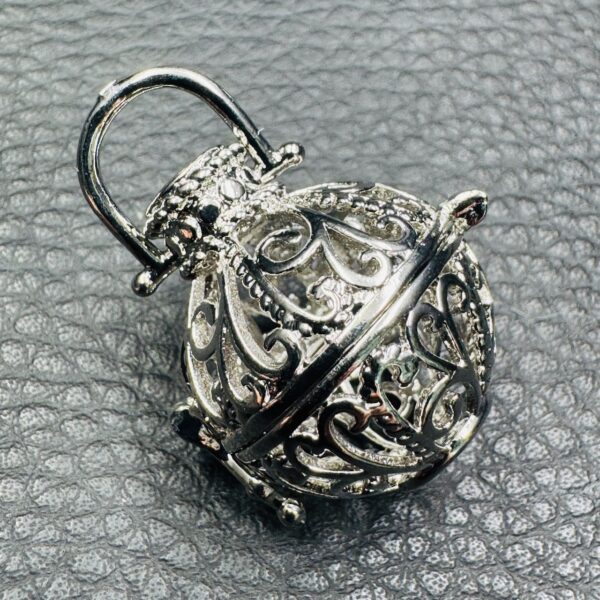 Pendentif Cage Ouvrable pour Pierres Brutes ou Roulées (réf cs13) – Image 3