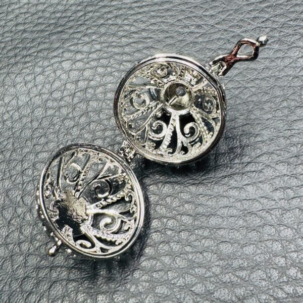 Pendentif Cage Ouvrable pour Pierres Brutes ou Roulées (réf cs13) – Image 2