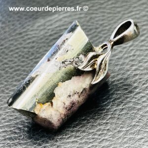 Pendentif en pyrite et cobaltocalcite du Pérou (réf ppy6)