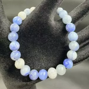 Bracelet en aventurine bleue