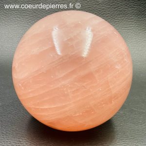 Sphère en quartz rose de Madagascar 1,200kg (réf sqr4)