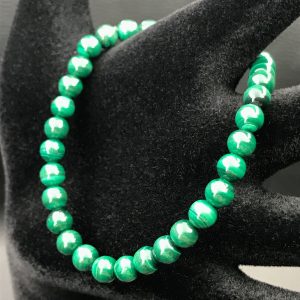 Bracelet malachite du Congo « perles de 6mm »
