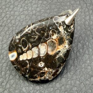 Pendentif en Agate Turritelle